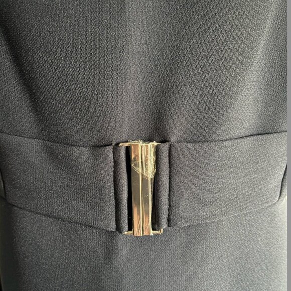 Dorothy Perkins Tall Navy Sheath Dress with Belt Detail - Picture 16 of 17